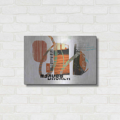 Luxe Metal Art 'Broken' by Delores Naskrent Metal Wall Art,24x16