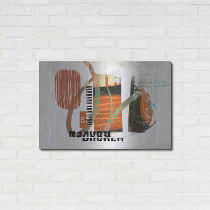 Luxe Metal Art 'Broken' by Delores Naskrent Metal Wall Art,36x24