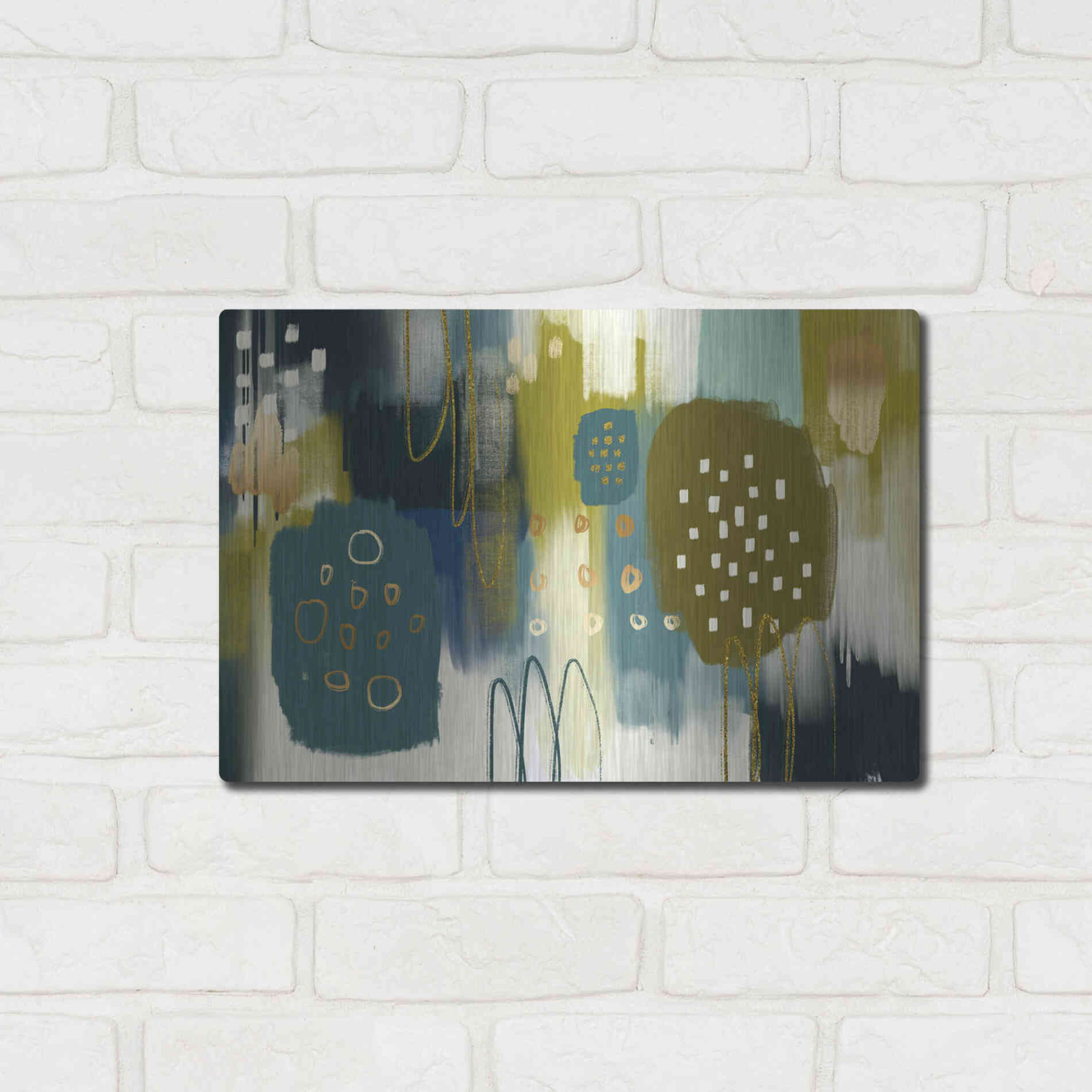 Luxe Metal Art 'Santapaulia' by Delores Naskrent Metal Wall Art,16x12