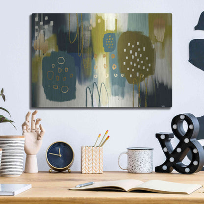 Luxe Metal Art 'Santapaulia' by Delores Naskrent Metal Wall Art,16x12