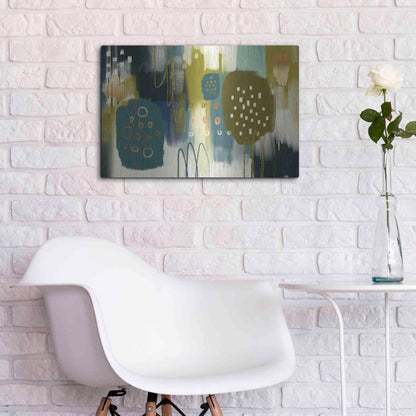 Luxe Metal Art 'Santapaulia' by Delores Naskrent Metal Wall Art,24x16