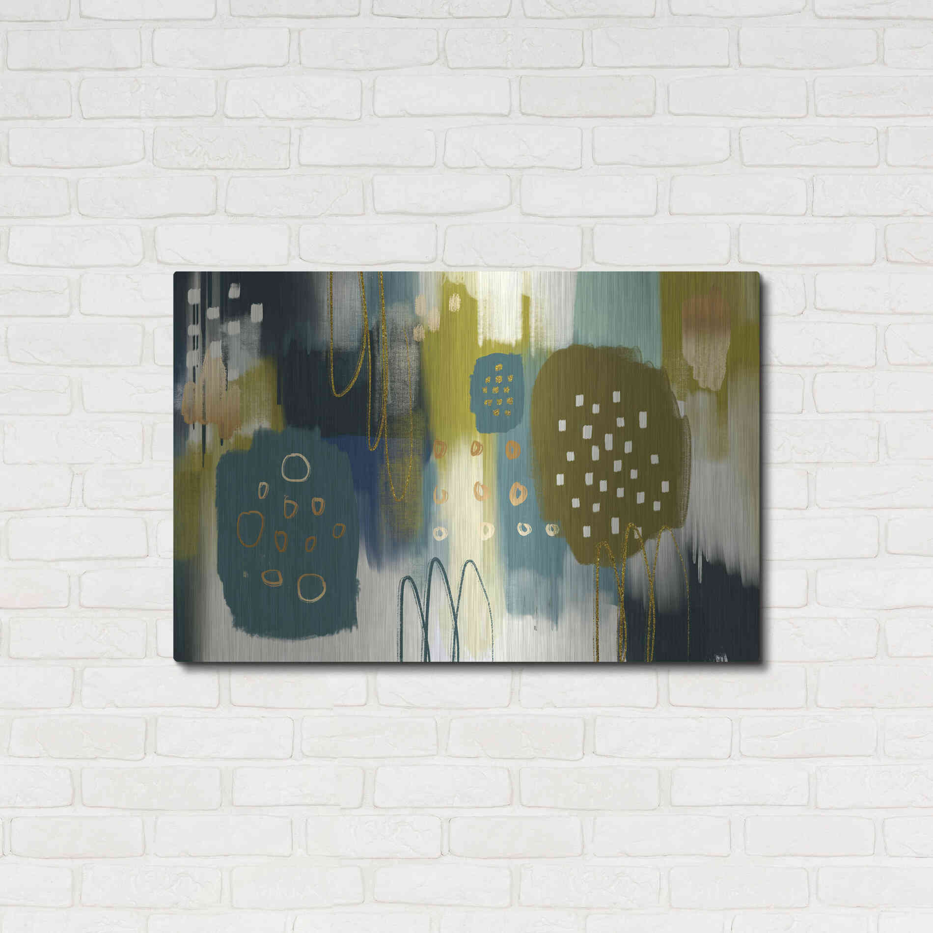 Luxe Metal Art 'Santapaulia' by Delores Naskrent Metal Wall Art,36x24