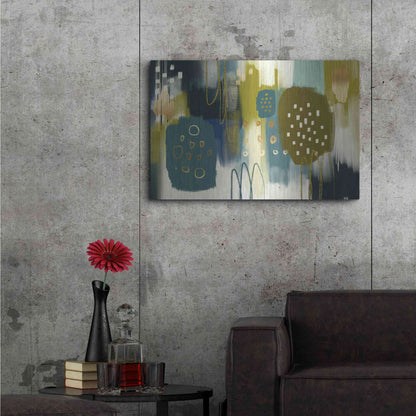 Luxe Metal Art 'Santapaulia' by Delores Naskrent Metal Wall Art,36x24