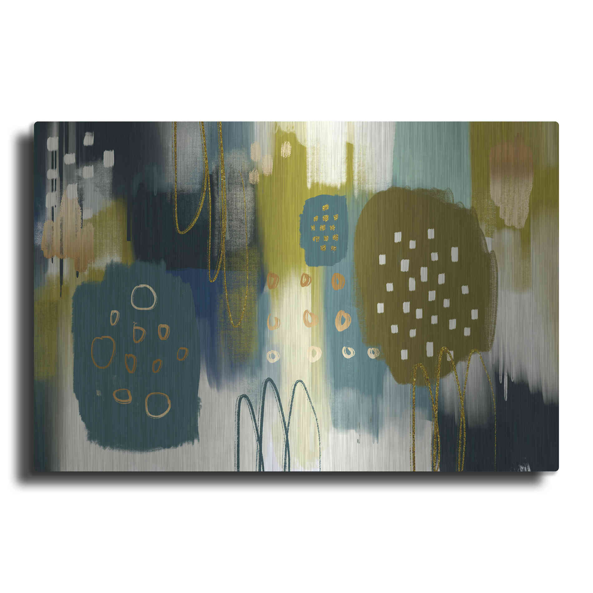 Luxe Metal Art 'Santapaulia' by Delores Naskrent Metal Wall Art