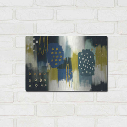 Luxe Metal Art 'Canna Verde' by Delores Naskrent Metal Wall Art,16x12