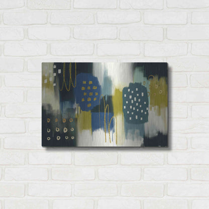 Luxe Metal Art 'Canna Verde' by Delores Naskrent Metal Wall Art,24x16