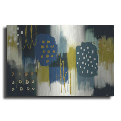 Luxe Metal Art 'Canna Verde' by Delores Naskrent Metal Wall Art