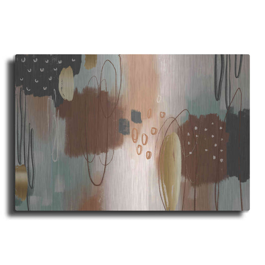 Luxe Metal Art 'Gingerbread' by Delores Naskrent Metal Wall Art