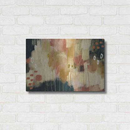 Luxe Metal Art 'Umber Embers' by Delores Naskrent Metal Wall Art,24x16