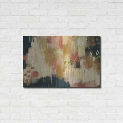 Luxe Metal Art 'Umber Embers' by Delores Naskrent Metal Wall Art,36x24