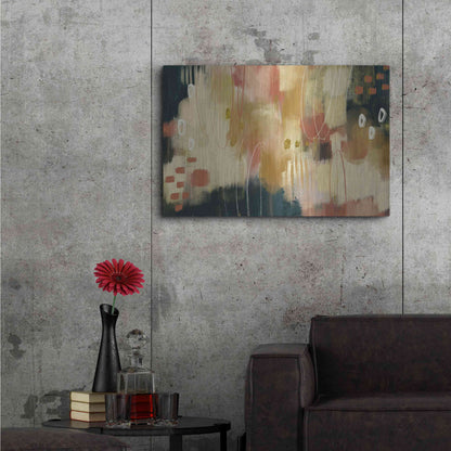 Luxe Metal Art 'Umber Embers' by Delores Naskrent Metal Wall Art,36x24