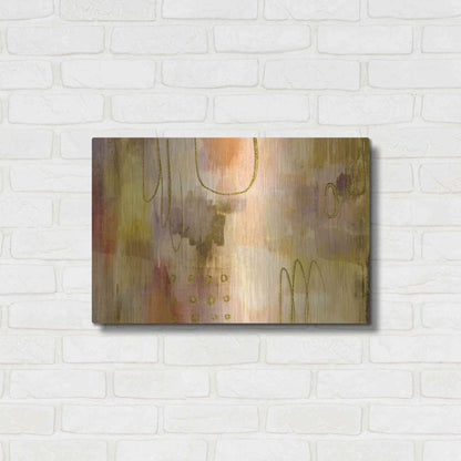 Luxe Metal Art 'Soft Burning' by Delores Naskrent Metal Wall Art,24x16