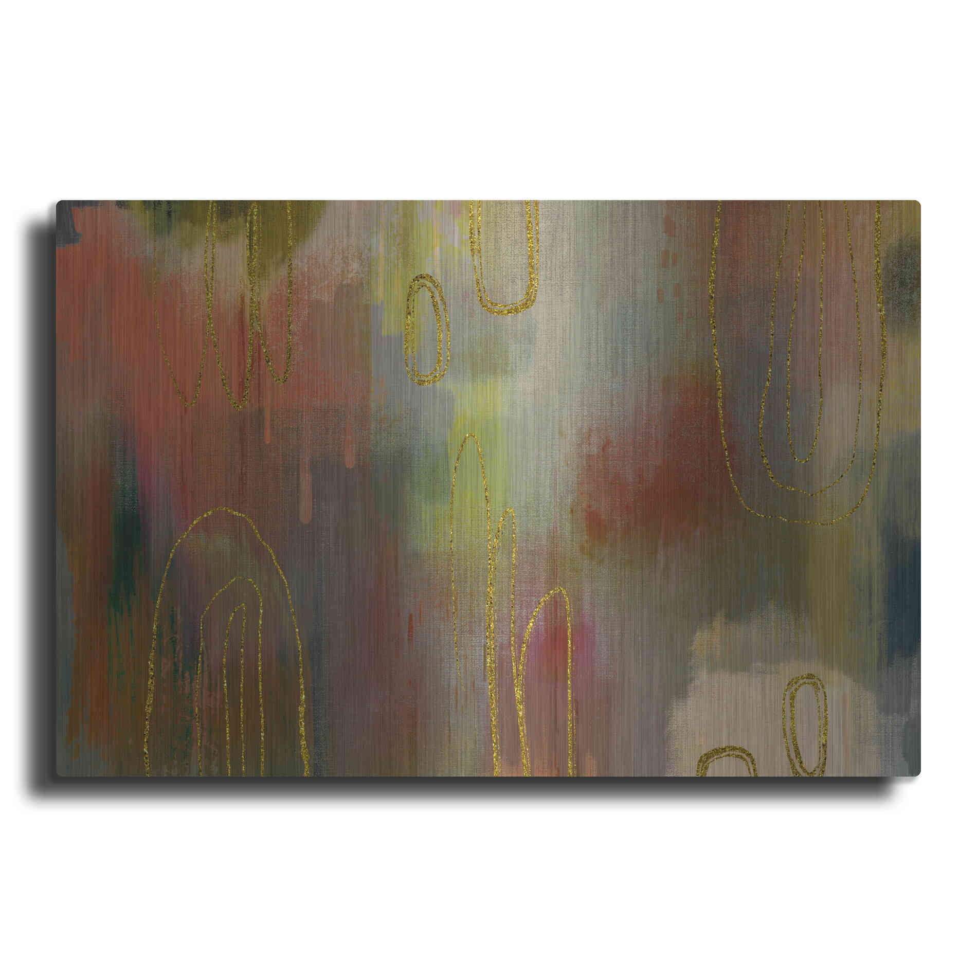 Luxe Metal Art 'Clay Oven' by Delores Naskrent Metal Wall Art