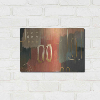 Luxe Metal Art 'Terracotta' by Delores Naskrent Metal Wall Art,16x12
