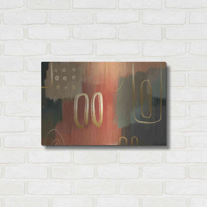 Luxe Metal Art 'Terracotta' by Delores Naskrent Metal Wall Art,24x16