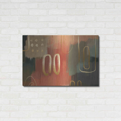 Luxe Metal Art 'Terracotta' by Delores Naskrent Metal Wall Art,36x24