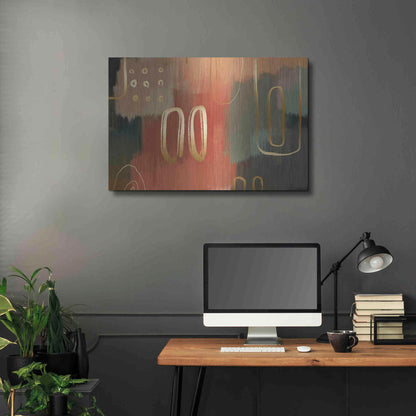Luxe Metal Art 'Terracotta' by Delores Naskrent Metal Wall Art,36x24