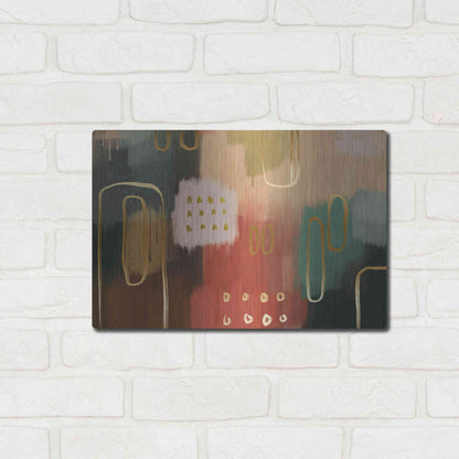 Luxe Metal Art 'Earthenware' by Delores Naskrent Metal Wall Art,16x12