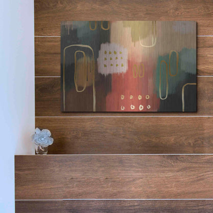 Luxe Metal Art 'Earthenware' by Delores Naskrent Metal Wall Art,16x12