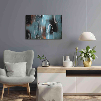 Luxe Metal Art 'Aged Iron' by Delores Naskrent Metal Wall Art,24x16