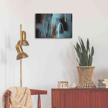 Luxe Metal Art 'Aged Iron' by Delores Naskrent Metal Wall Art,24x16