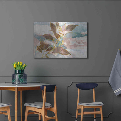 Luxe Metal Art 'Soft Breath' by Delores Naskrent Metal Wall Art,36x24