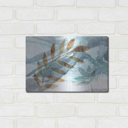 Luxe Metal Art 'Meadow Scent' by Delores Naskrent Metal Wall Art,16x12