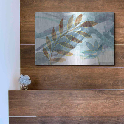 Luxe Metal Art 'Meadow Scent' by Delores Naskrent Metal Wall Art,16x12