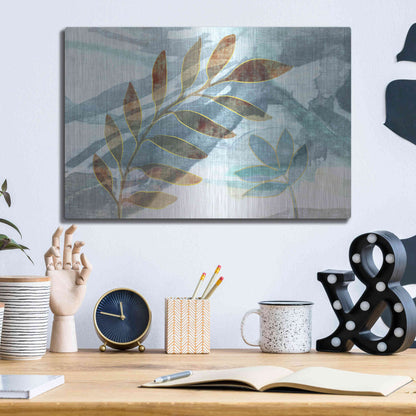 Luxe Metal Art 'Meadow Scent' by Delores Naskrent Metal Wall Art,16x12