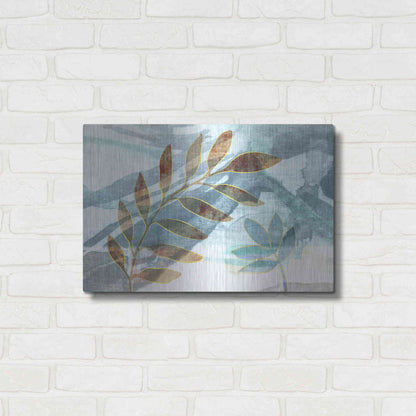 Luxe Metal Art 'Meadow Scent' by Delores Naskrent Metal Wall Art,24x16