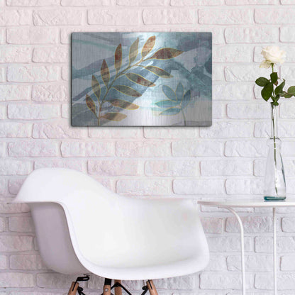 Luxe Metal Art 'Meadow Scent' by Delores Naskrent Metal Wall Art,24x16