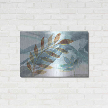 Luxe Metal Art 'Meadow Scent' by Delores Naskrent Metal Wall Art,36x24