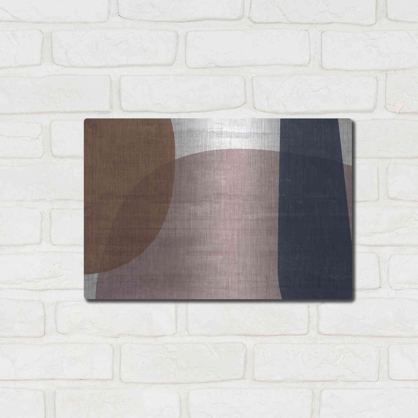 Luxe Metal Art 'Reactive Fuse' by Delores Naskrent Metal Wall Art,16x12