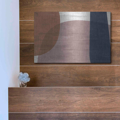 Luxe Metal Art 'Reactive Fuse' by Delores Naskrent Metal Wall Art,16x12