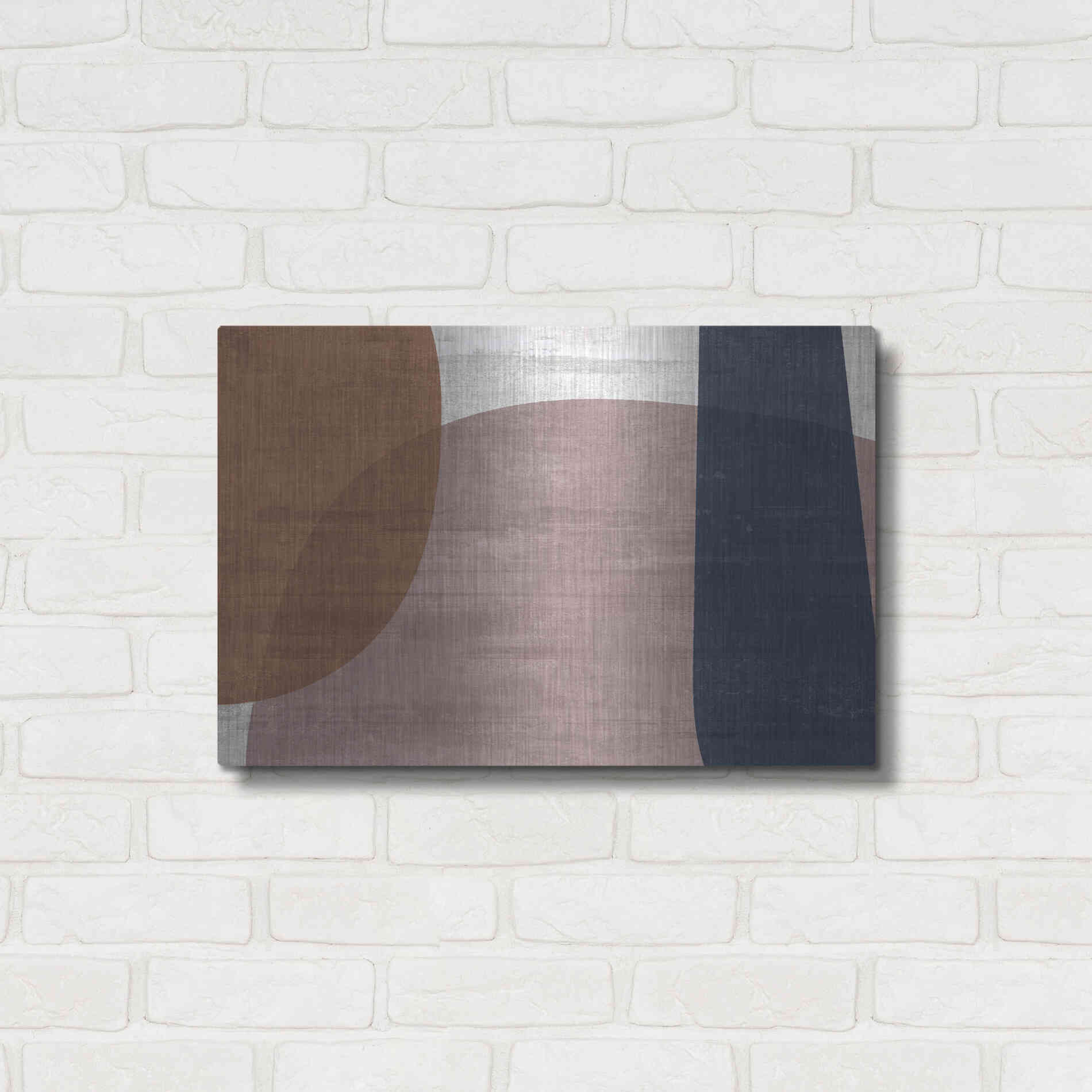 Luxe Metal Art 'Reactive Fuse' by Delores Naskrent Metal Wall Art,24x16