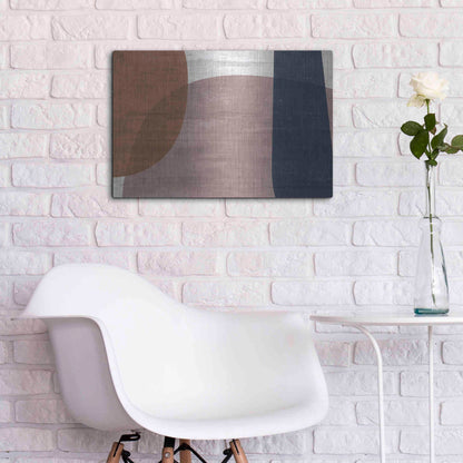 Luxe Metal Art 'Reactive Fuse' by Delores Naskrent Metal Wall Art,24x16