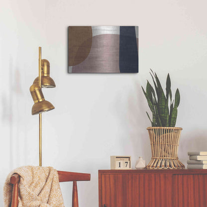 Luxe Metal Art 'Reactive Fuse' by Delores Naskrent Metal Wall Art,24x16