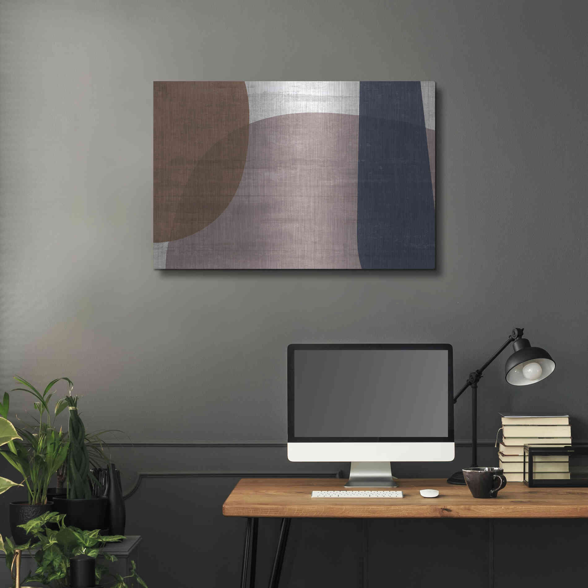 Luxe Metal Art 'Reactive Fuse' by Delores Naskrent Metal Wall Art,36x24