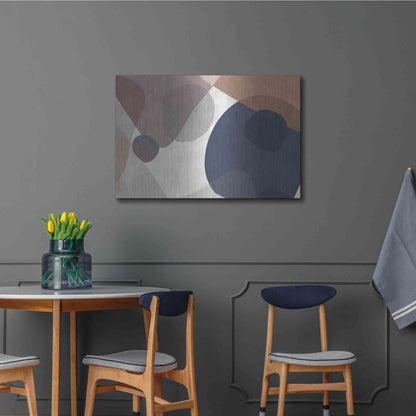 Luxe Metal Art 'Course Mortar' by Delores Naskrent Metal Wall Art,36x24