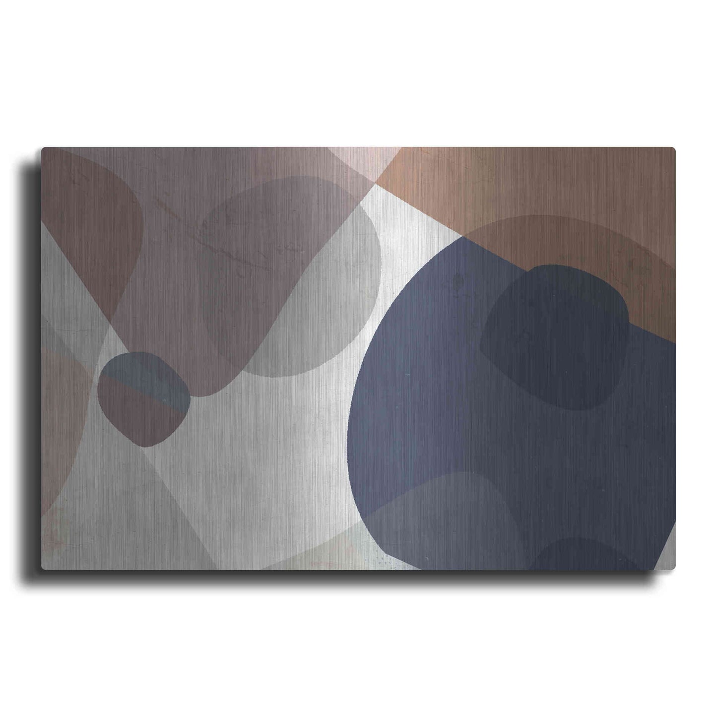 Luxe Metal Art 'Course Mortar' by Delores Naskrent Metal Wall Art