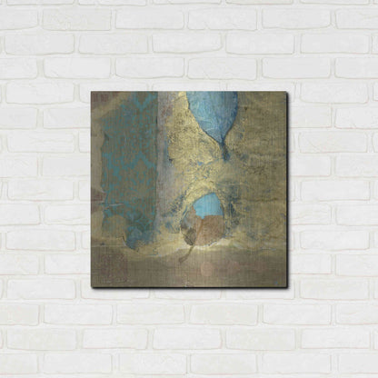 Luxe Metal Art 'Wabi-Sabi Leaf' by Elena Ray, Metal Wall Art,24x24