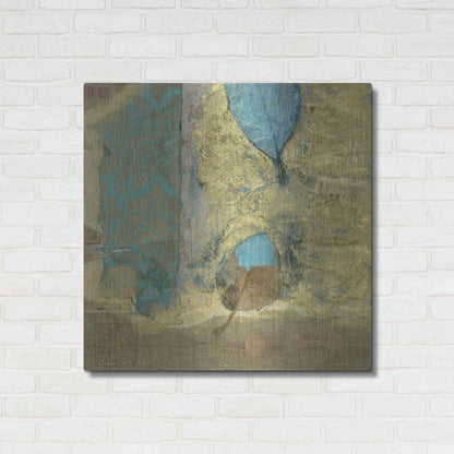 Luxe Metal Art 'Wabi-Sabi Leaf' by Elena Ray, Metal Wall Art,36x36