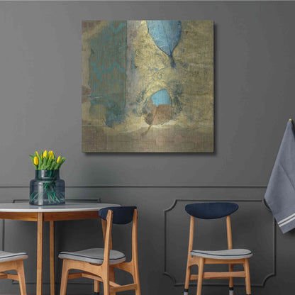 Luxe Metal Art 'Wabi-Sabi Leaf' by Elena Ray, Metal Wall Art,36x36