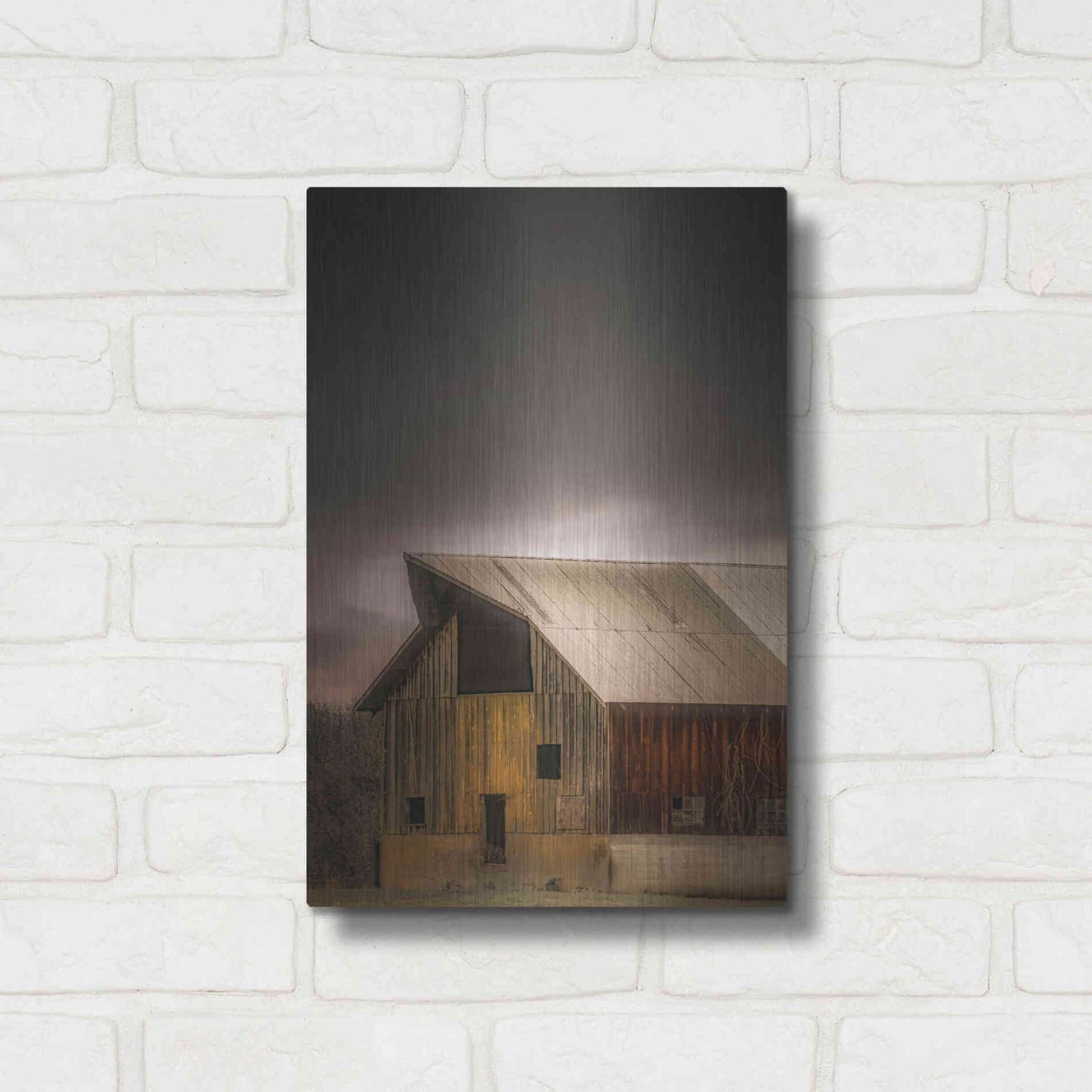 Luxe Metal Art  'Rustic'  by Don Schwartz, Metal Wall Art,12x16