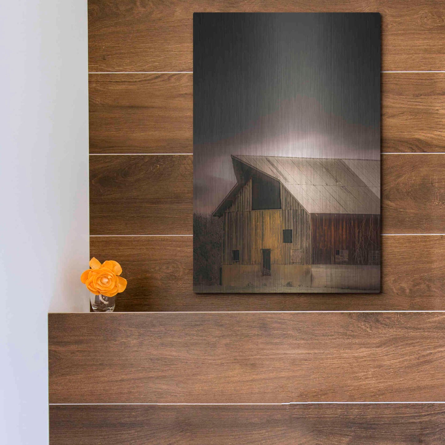 Luxe Metal Art  'Rustic'  by Don Schwartz, Metal Wall Art,12x16