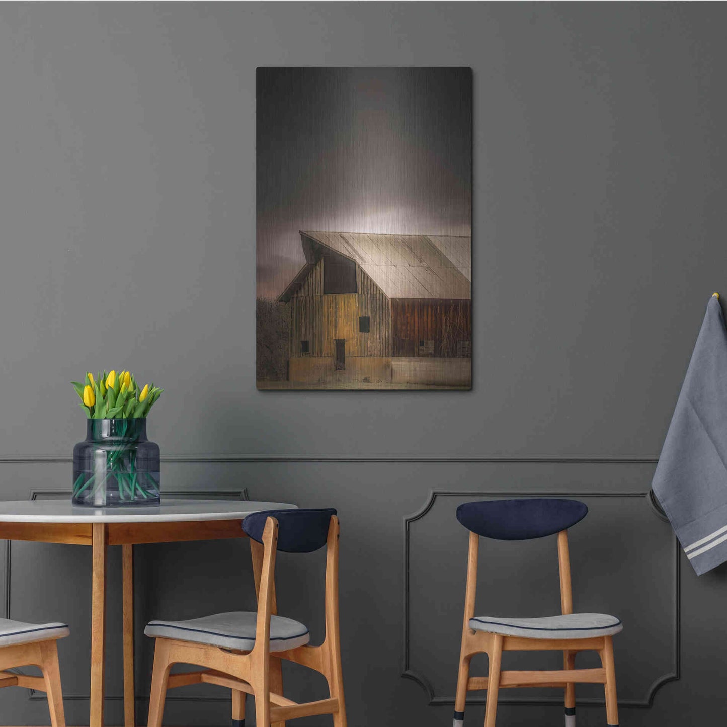 Luxe Metal Art  'Rustic'  by Don Schwartz, Metal Wall Art,24x36