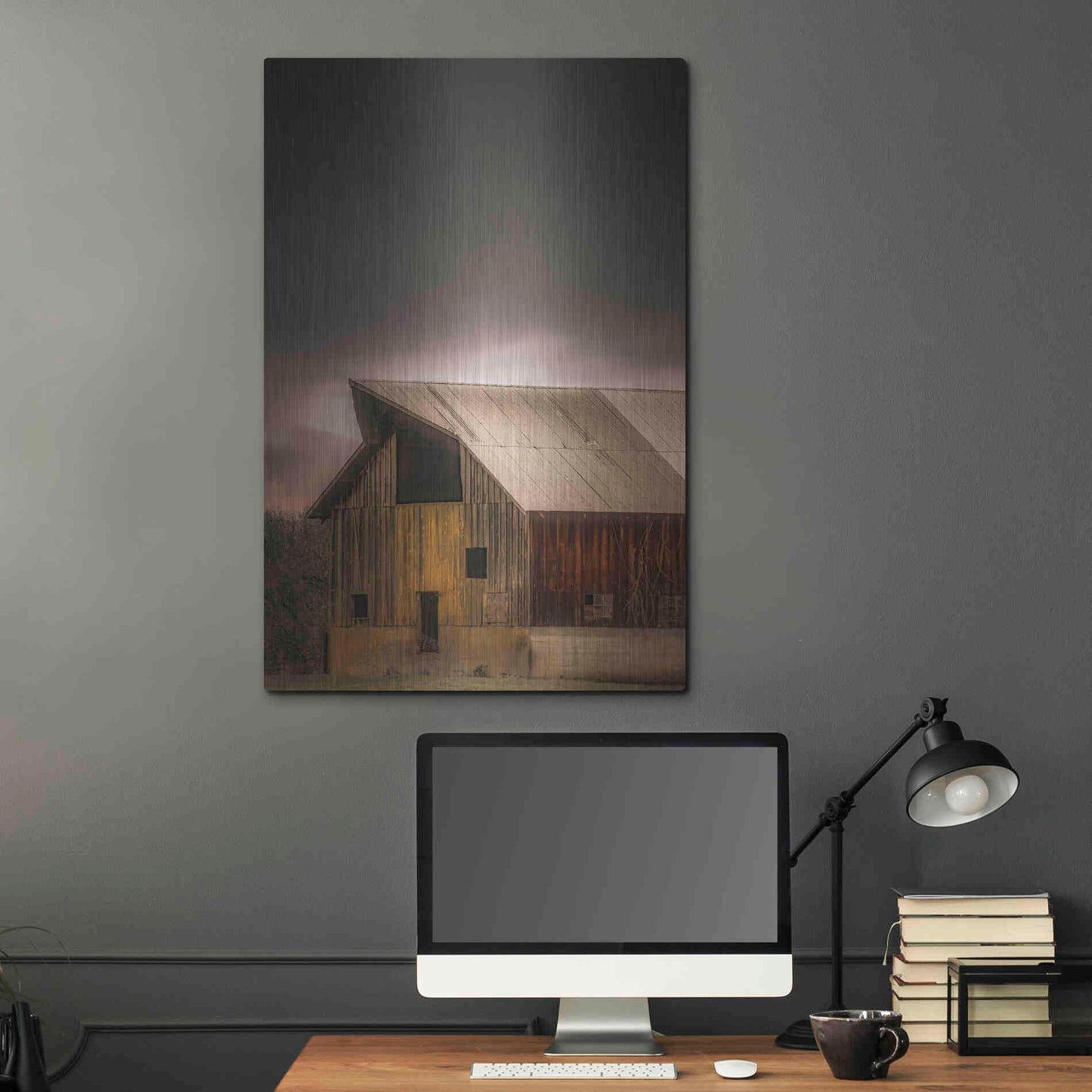 Luxe Metal Art  'Rustic'  by Don Schwartz, Metal Wall Art,24x36