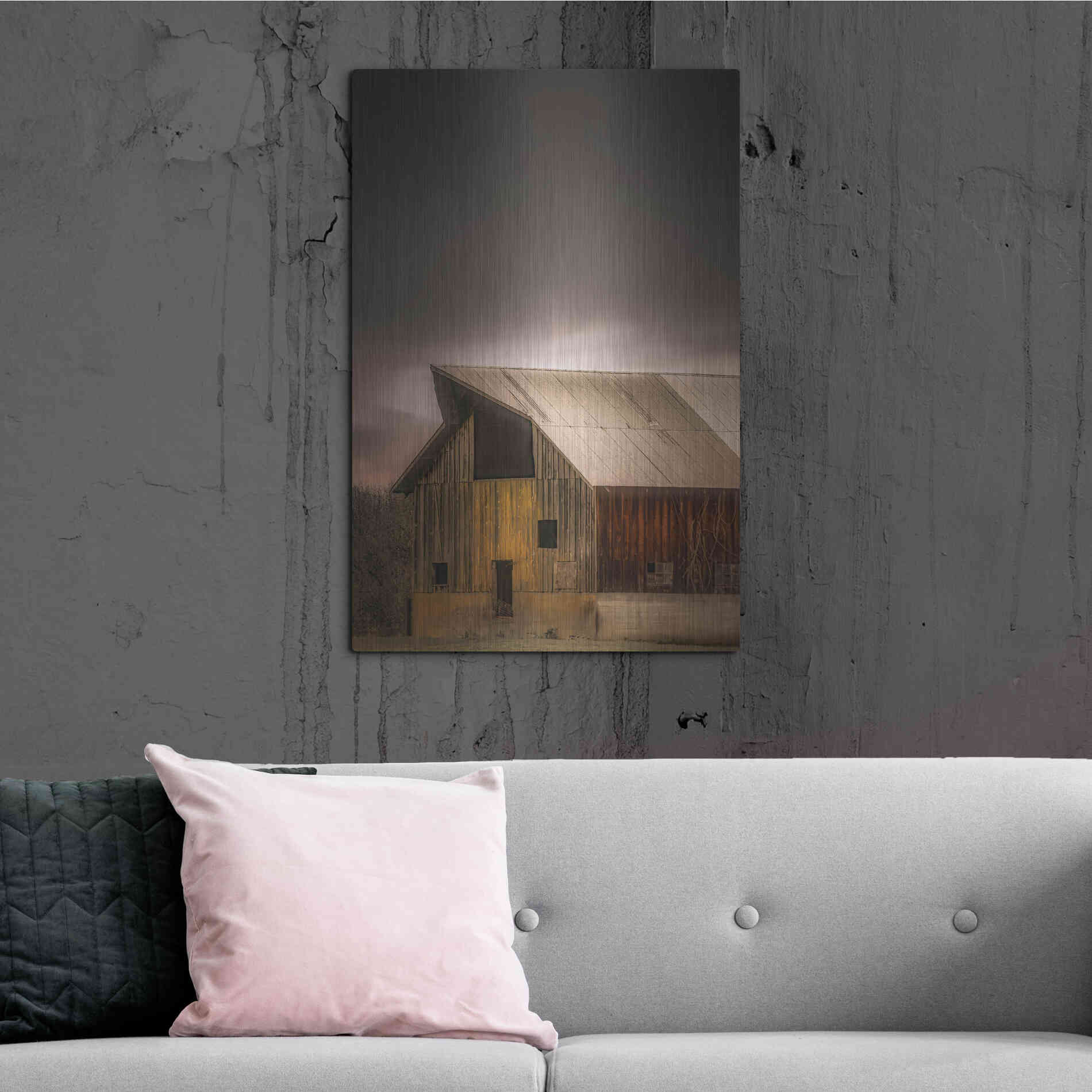 Luxe Metal Art  'Rustic'  by Don Schwartz, Metal Wall Art,24x36