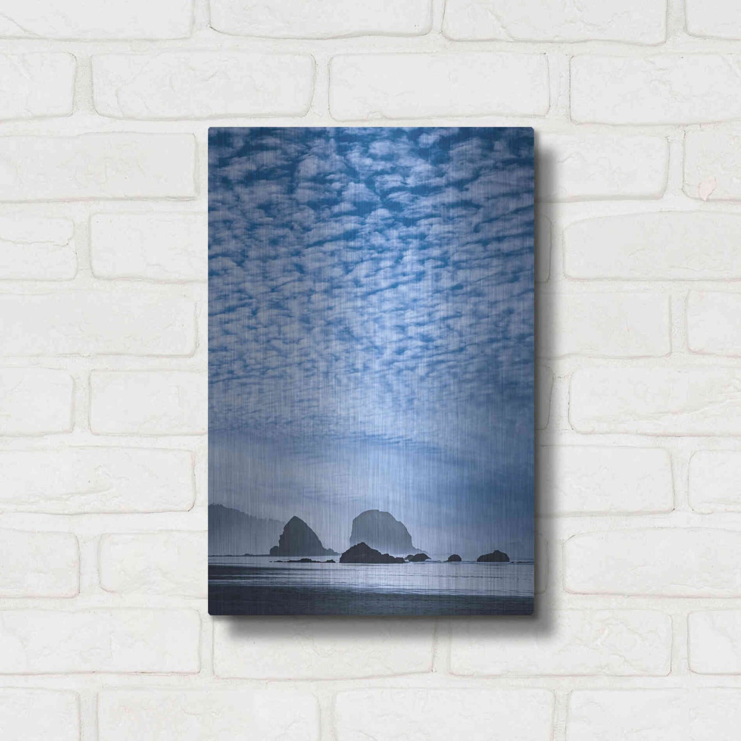 Luxe Metal Art  'Coatal Glow'  by Don Schwartz, Metal Wall Art,12x16