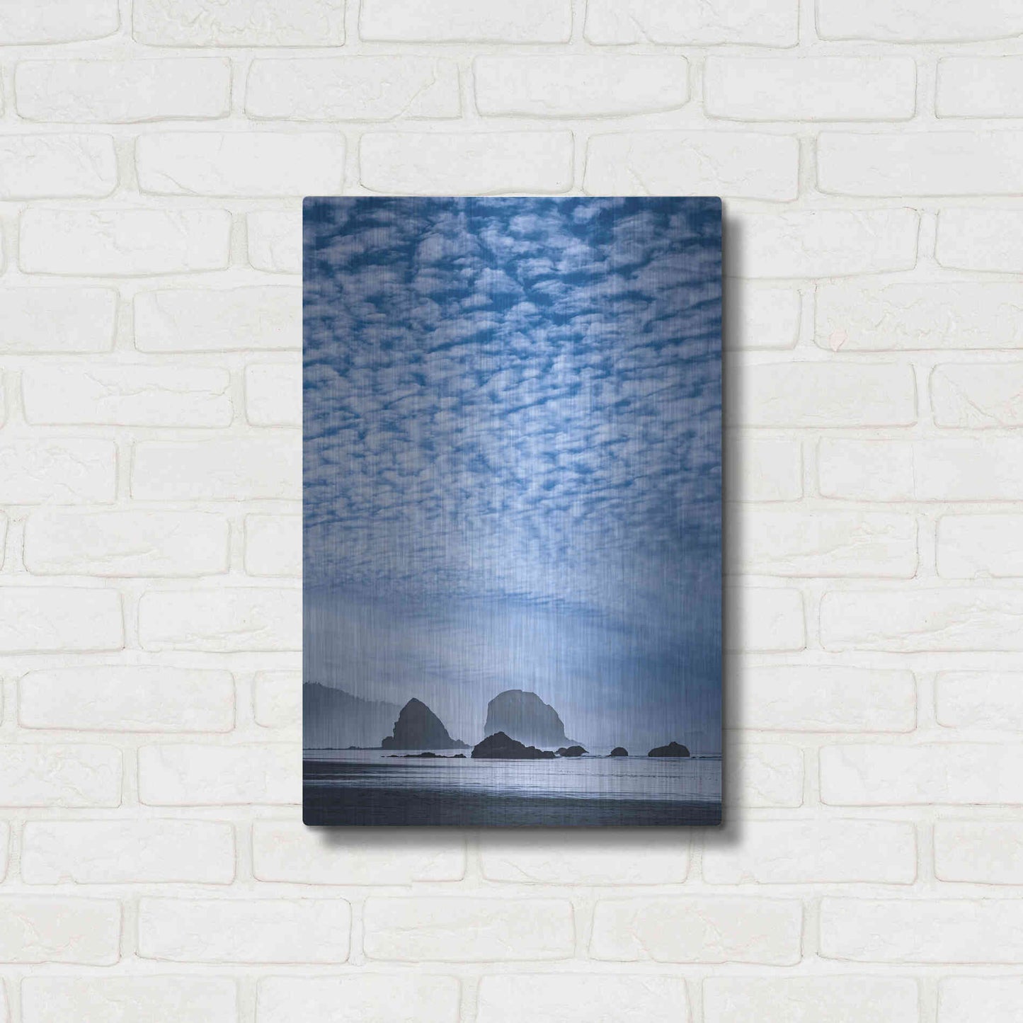 Luxe Metal Art  'Coatal Glow'  by Don Schwartz, Metal Wall Art,16x24